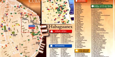 Havana ekskursijas kartē